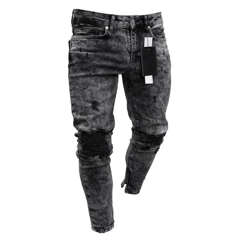 Men's Hot High -Elastic Skinny Jeans Black Ripped Biker Jeans Men's Foot Mouths Zipper Jogging Casual Pencil Long Pants M - 3XL
Men's Hot High -Elastic Skinny Jeans Black Ripped Biker Jeans Men's Foot Mouths Zipper Jogging Casual Pencil Long Pants M - 3XL