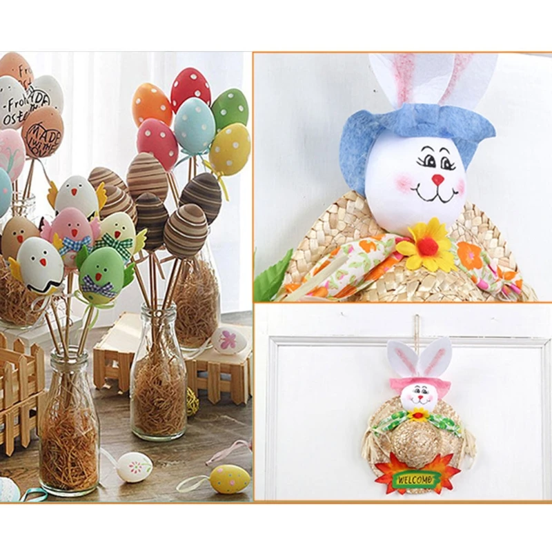 Happy Easter Party Straw Hat Rabbit Door Hanging Wreath Home Wall Decorations 69HF 
Happy Easter Party Straw Hat Rabbit Door Hanging Wreath Home Wall Decorations 69HF