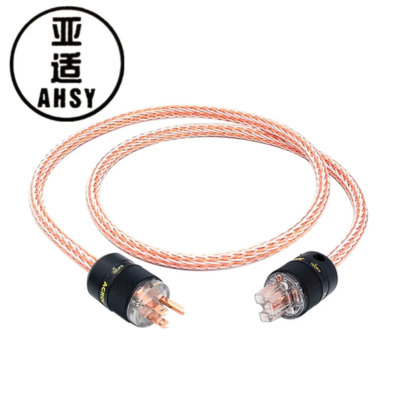 AHSY HIFI 12TC силовой кабель высокого качества 6N OCC Hifi шнур питания с американской вилкой для усилителя DVD мультимедиа
AHSY HIFI 12TC силовой кабель высокого качества 6N OCC Hifi шнур питания с американской вилкой для усилителя DVD мультимедиа