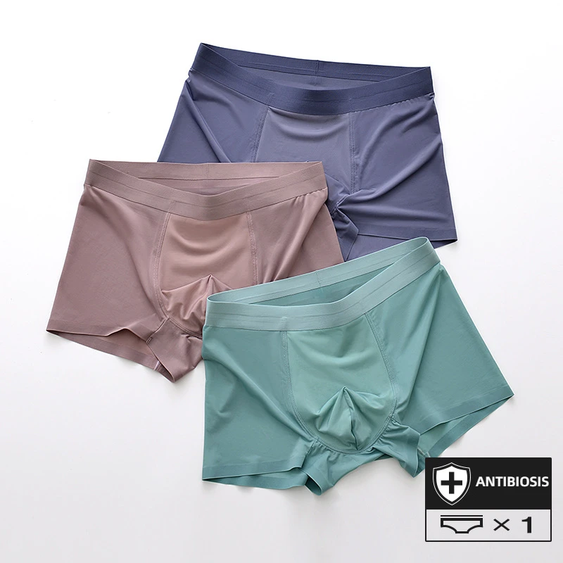 Seamless Breathable Men Boxer Underwear Antibiosis Cotton Men Boxers Ice Silk Boxer Shorts Soft Underpantsboxer Para Hombre
Seamless Breathable Men Boxer Underwear Antibiosis Cotton Men Boxers Ice Silk Boxer Shorts Soft Underpantsboxer Para Hombre