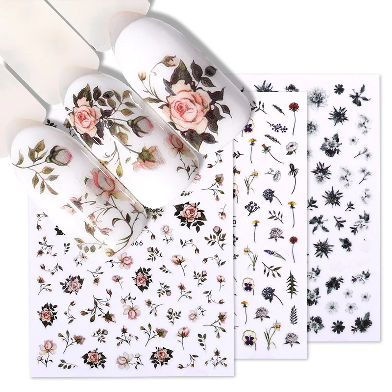 1 Sheet Colorful Water Decals Rose Flower Mixed Pattern 3D Self-Adhesive Nail Transfer Sticker Nail Art DIY Design Decoration
1 Sheet Colorful Water Decals Rose Flower Mixed Pattern 3D Self-Adhesive Nail Transfer Sticker Nail Art DIY Design Decoration
