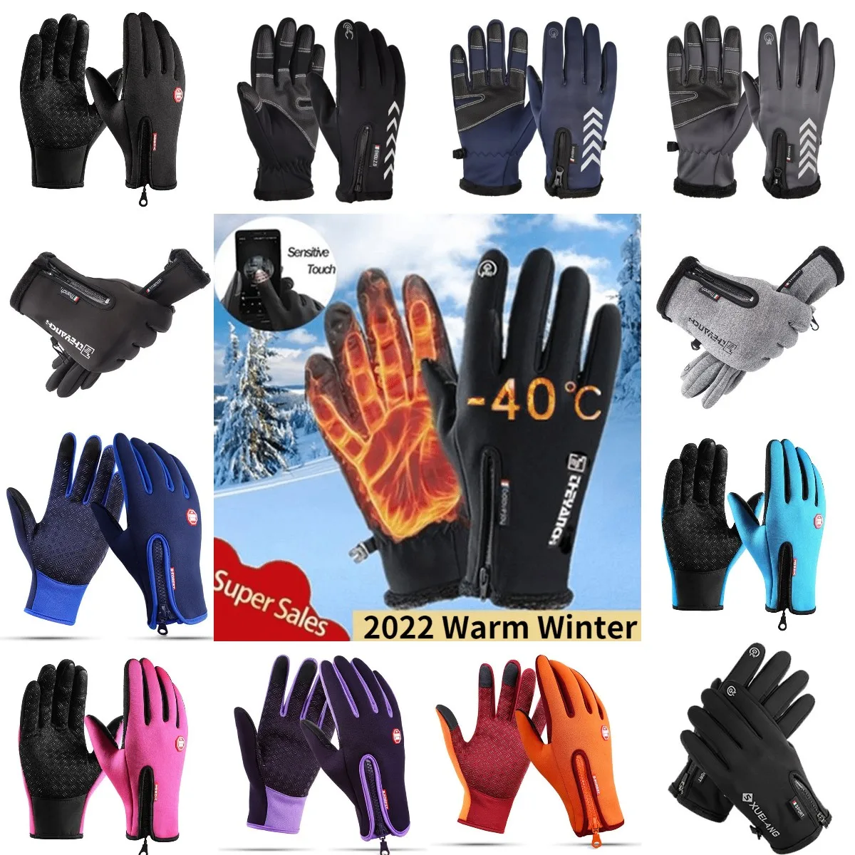 Riding Gloves Autumn Winter Warm Windproof Waterproof Gloves Men And Women Touch Screen Gloves Zipper Outdoor Sports Arm Sleeve
Riding Gloves Autumn Winter Warm Windproof Waterproof Gloves Men And Women Touch Screen Gloves Zipper Outdoor Sports Arm Sleeve