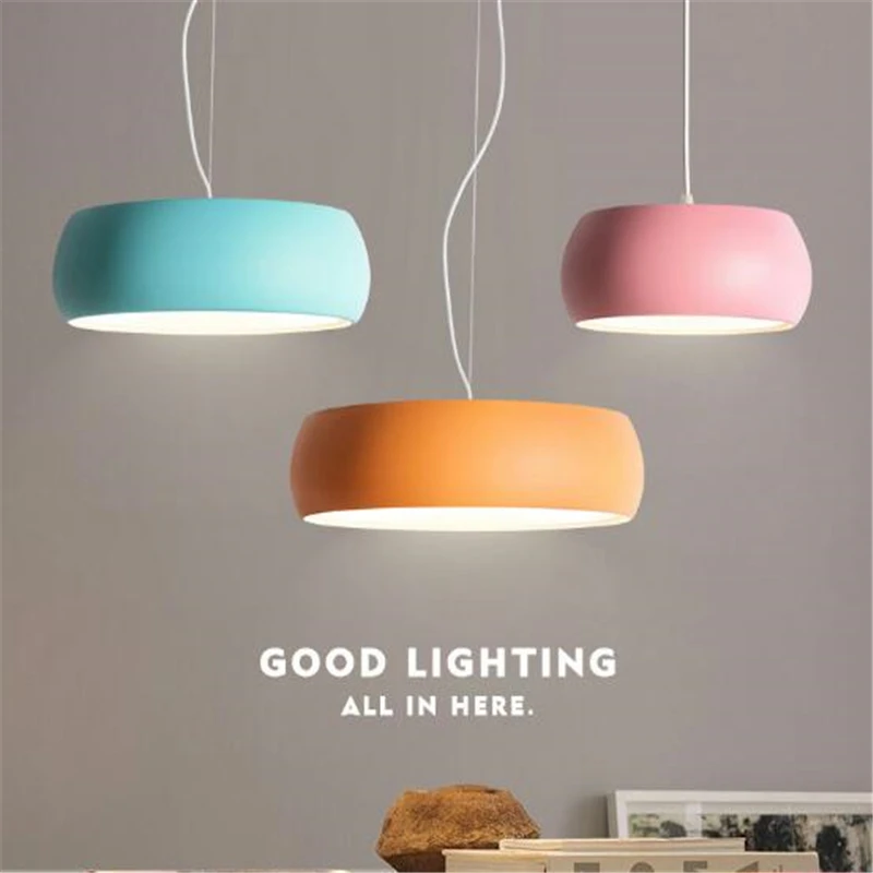 Nordic Macaroons Multicolor Pendant Lamp Bedroom Simlpe Creative Lamp Lovely Designer Home Lamp Kids Lamp Free Shipping Metal AC 
Nordic Macaroons Multicolor Pendant Lamp Bedroom Simlpe Creative Lamp Lovely Designer Home Lamp Kids Lamp Free Shipping Metal AC