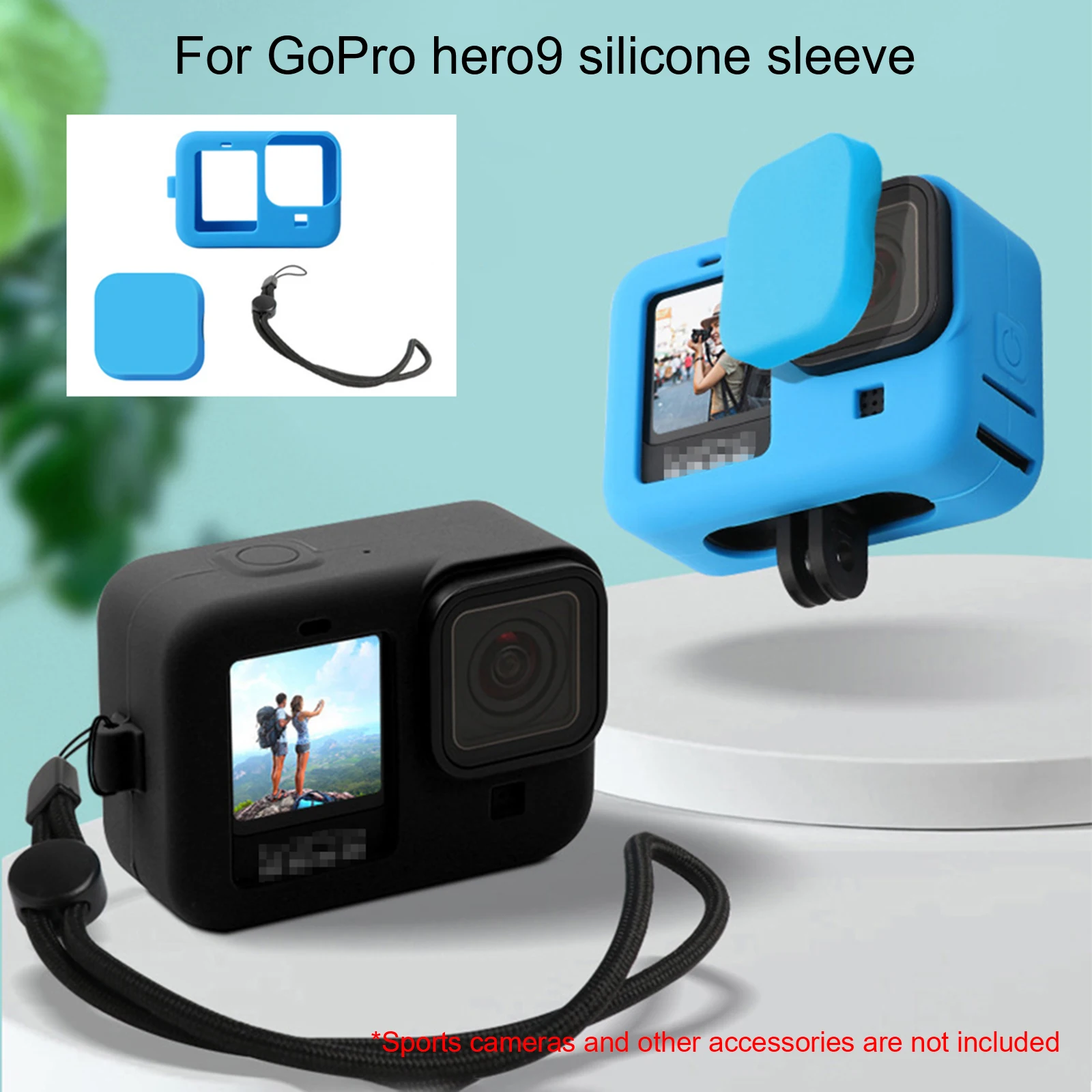 Silicone Protective Full Cover Shell Camera Accessories for Gopro Hero 9 Soft Silicone Case for Go pro Hero 9
Silicone Protective Full Cover Shell Camera Accessories for Gopro Hero 9 Soft Silicone Case for Go pro Hero 9
