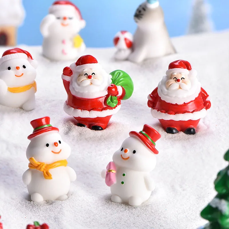 Nordic Plastic Santa Claus Snowman Miniature Figurines Christmas Decoration for Home Xmas Happy New Year 2021 Winter Party Decor
Nordic Plastic Santa Claus Snowman Miniature Figurines Christmas Decoration for Home Xmas Happy New Year 2021 Winter Party Decor