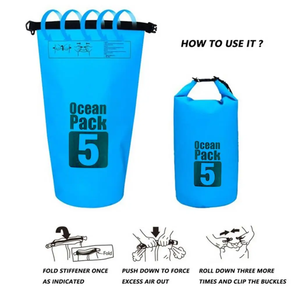 Waterproof Dry Bag Drifting Bag 2 Color PVC Durable Sport Swimming Equipment Outdoor Swimming Bags Practical Portable
Waterproof Dry Bag Drifting Bag 2 Color PVC Durable Sport Swimming Equipment Outdoor Swimming Bags Practical Portable