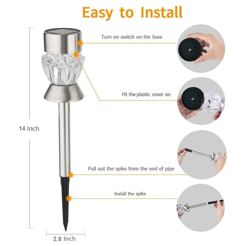 New Outdoor Solar Lights-Three Shapes of Courtyard Decoration Lights Solar Street Lights Outdoor Landscape Lighting 6 Packs
New Outdoor Solar Lights-Three Shapes of Courtyard Decoration Lights Solar Street Lights Outdoor Landscape Lighting 6 Packs