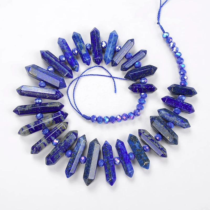 8-12 X 20-45mm Hexagonal Natural Lapis beads Pendant Healing Crystal Beads Strands For Jewelry DIY Bracelet Necklace
8-12 X 20-45mm Hexagonal Natural Lapis beads Pendant Healing Crystal Beads Strands For Jewelry DIY Bracelet Necklace