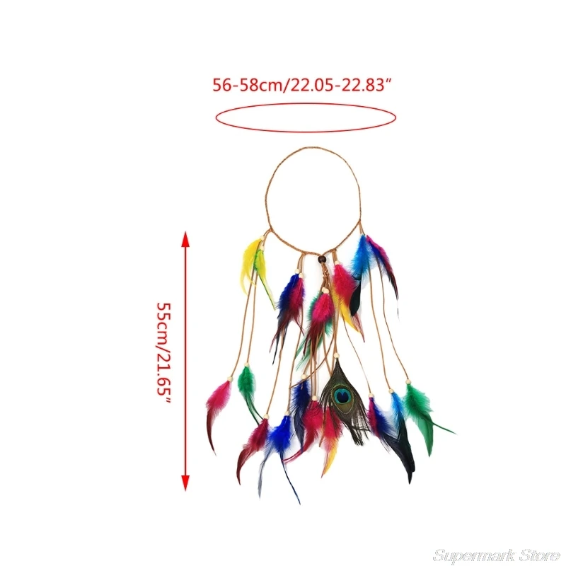 Bohemian Hippie Headwear Peacock Feather Tassel Bead Indian Headband Fascinator Braided Weave Headpiece Hair M16 21 Dropshipping
Bohemian Hippie Headwear Peacock Feather Tassel Bead Indian Headband Fascinator Braided Weave Headpiece Hair M16 21 Dropshipping