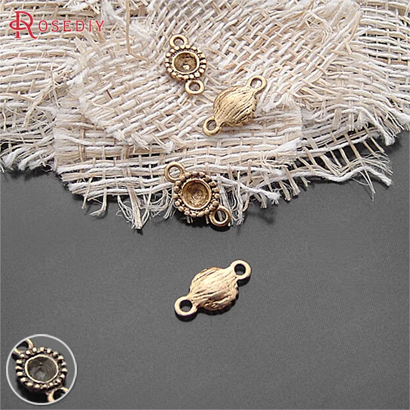 100PCS 14x8MM Rhinestone Hole 4.5MM Antique Gold Color Zinc Alloy Round Earrings Connector Charms Jewelry Findings Accessories
100PCS 14x8MM Rhinestone Hole 4.5MM Antique Gold Color Zinc Alloy Round Earrings Connector Charms Jewelry Findings Accessories