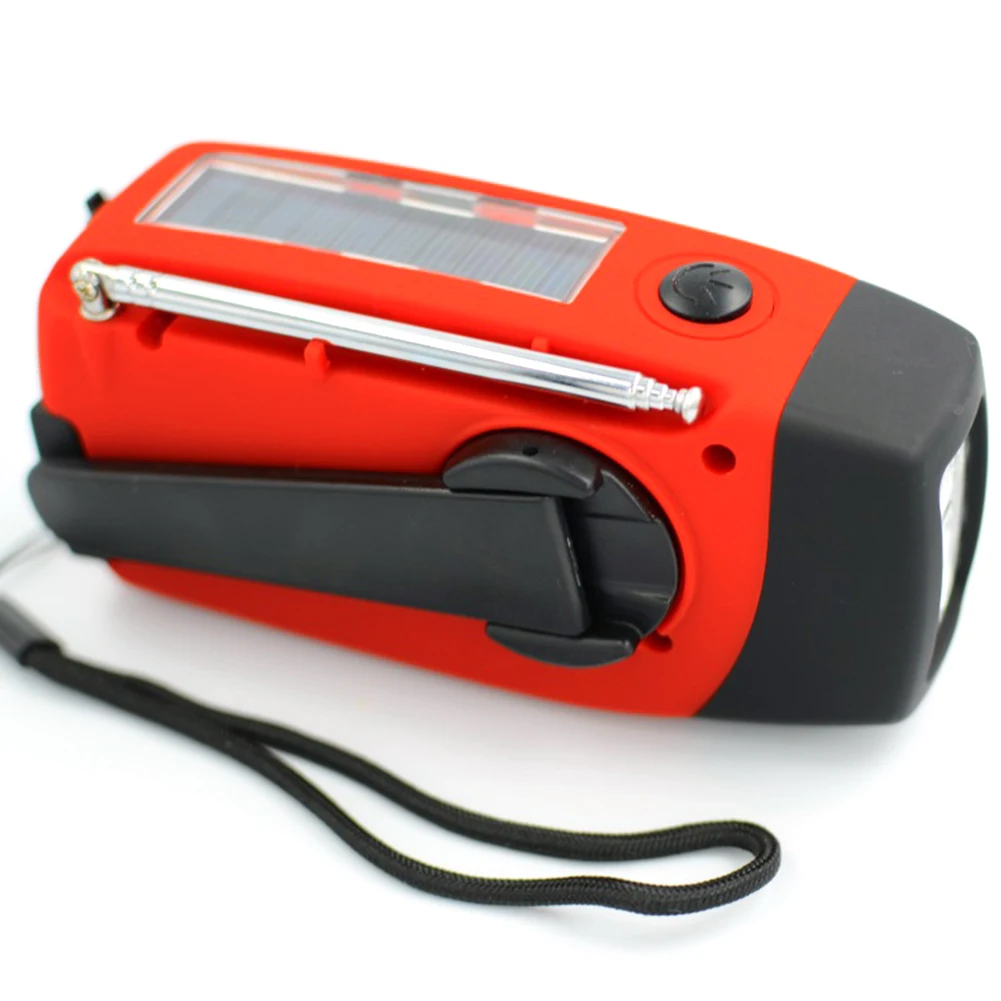 2000mAh Multifunctional Radio Hand Crank Solar USB Charging FM AM WB NOAA Weather Radio Emergency LED Flashlight Torch Power Ban
2000mAh Multifunctional Radio Hand Crank Solar USB Charging FM AM WB NOAA Weather Radio Emergency LED Flashlight Torch Power Ban