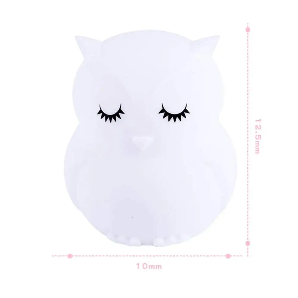Lovely Color change Owl Bear bird pengui rabbit Cartoon Silica Baby LED Night Lamp Children Toy 8 Colors
Lovely Color change Owl Bear bird pengui rabbit Cartoon Silica Baby LED Night Lamp Children Toy 8 Colors