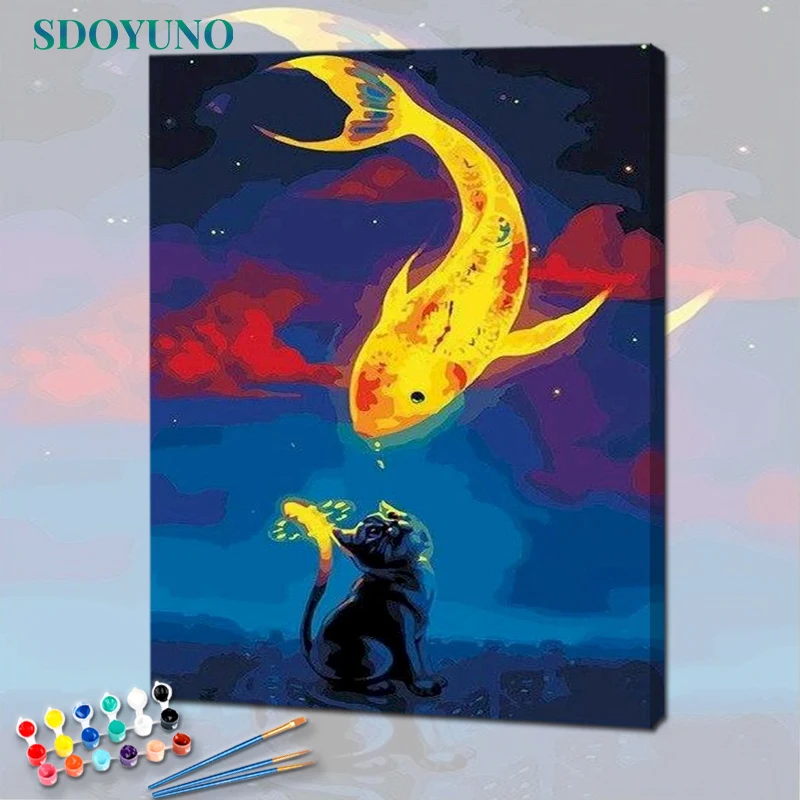 SDOYUNO Animals Oil Painting By Numbers For Adults 60x75cm DIY Paint By Numbers On Canvas Frameless Scenery Home Decor
SDOYUNO Animals Oil Painting By Numbers For Adults 60x75cm DIY Paint By Numbers On Canvas Frameless Scenery Home Decor