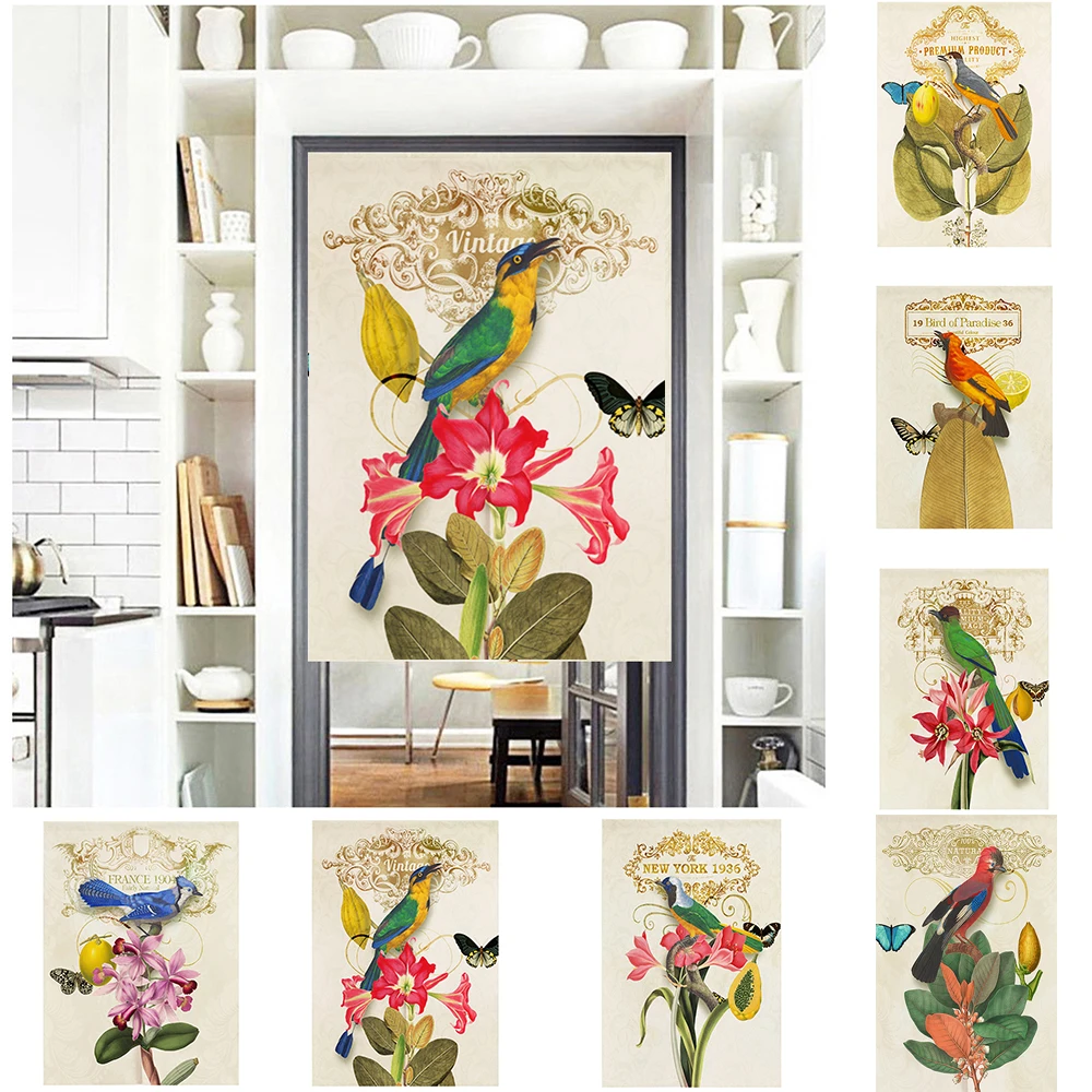 Chinese Door Curtain Noren For Kitchen Bedroom Decor Retro Bird Painted Short Hanging Half Curtain Home Entrance Doorway Curtain
Chinese Door Curtain Noren For Kitchen Bedroom Decor Retro Bird Painted Short Hanging Half Curtain Home Entrance Doorway Curtain