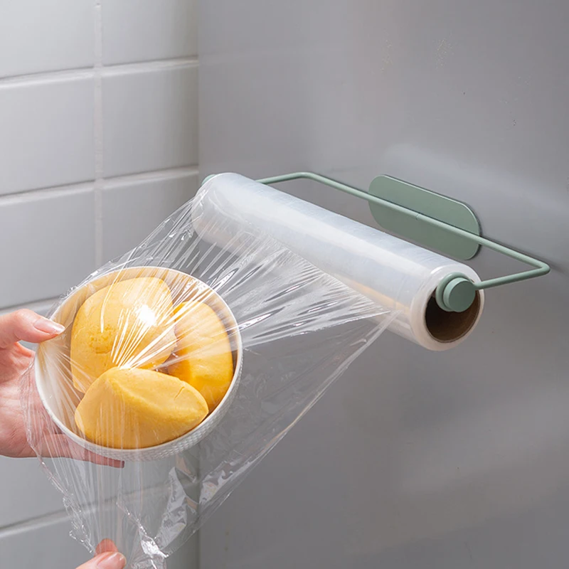 1PC Kitchen Paper Towel Holder Toilet Paper Hanger Roll Paper Holder Fresh Film Storage Rack Wall Hanging Shelf Home Storage
1PC Kitchen Paper Towel Holder Toilet Paper Hanger Roll Paper Holder Fresh Film Storage Rack Wall Hanging Shelf Home Storage