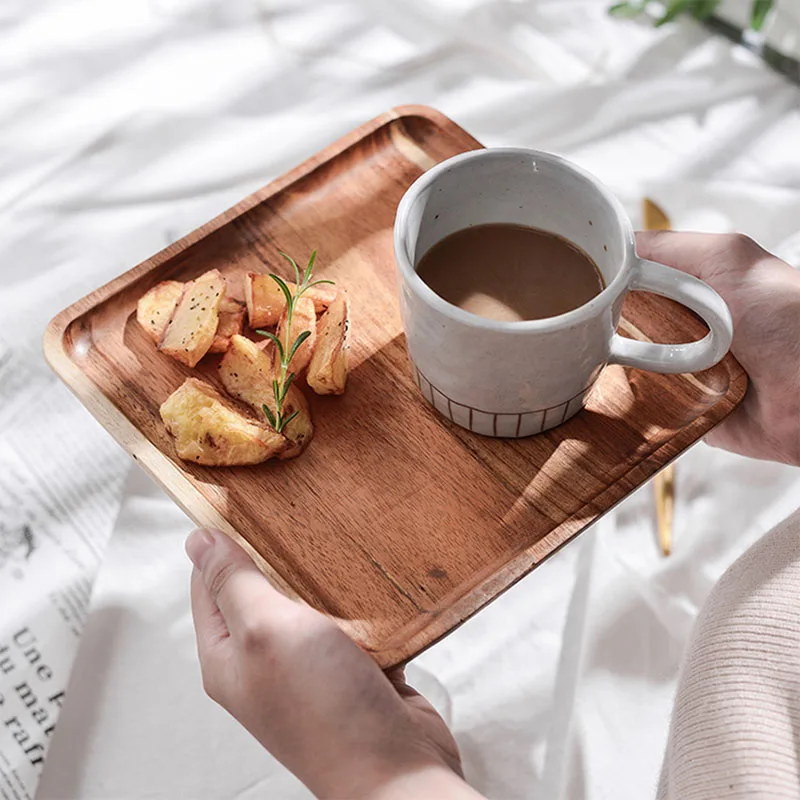 Wood Dish Plate Creative Acacia Wooden for Cake Sweets Fruit Bread Dessert Plates for Home & Bathroom Decor
Wood Dish Plate Creative Acacia Wooden for Cake Sweets Fruit Bread Dessert Plates for Home & Bathroom Decor