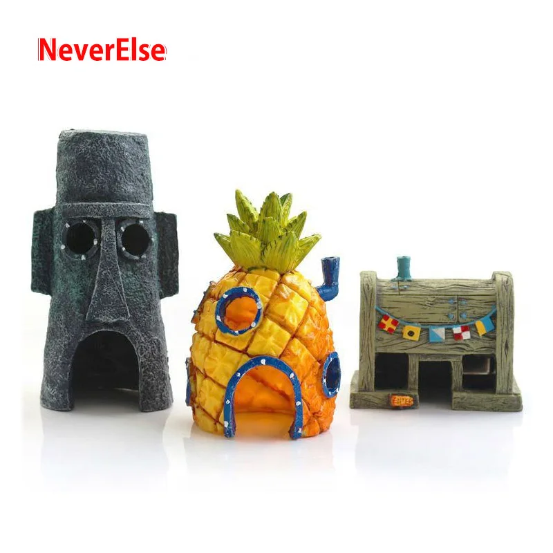 New Aquarium Ornament Pineapple House / Krusty Krab / Octopus'Easter Island Head House Betta Fish Tank Bottom Cartoon Decoration
New Aquarium Ornament Pineapple House / Krusty Krab / Octopus'Easter Island Head House Betta Fish Tank Bottom Cartoon Decoration