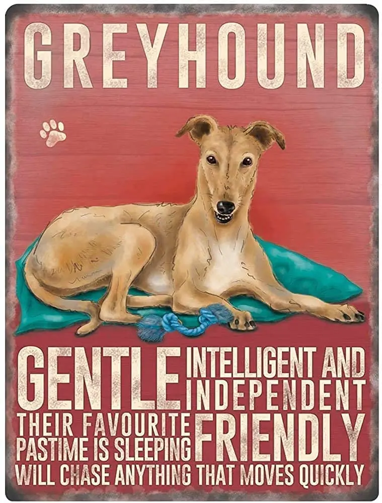 syplog Vintage Metal Sign Greyhound Dog Retro Poster Plaque Tin Sign Wall Decor for Kitchen Bar Pub Farm House 20x30cm
syplog Vintage Metal Sign Greyhound Dog Retro Poster Plaque Tin Sign Wall Decor for Kitchen Bar Pub Farm House 20x30cm