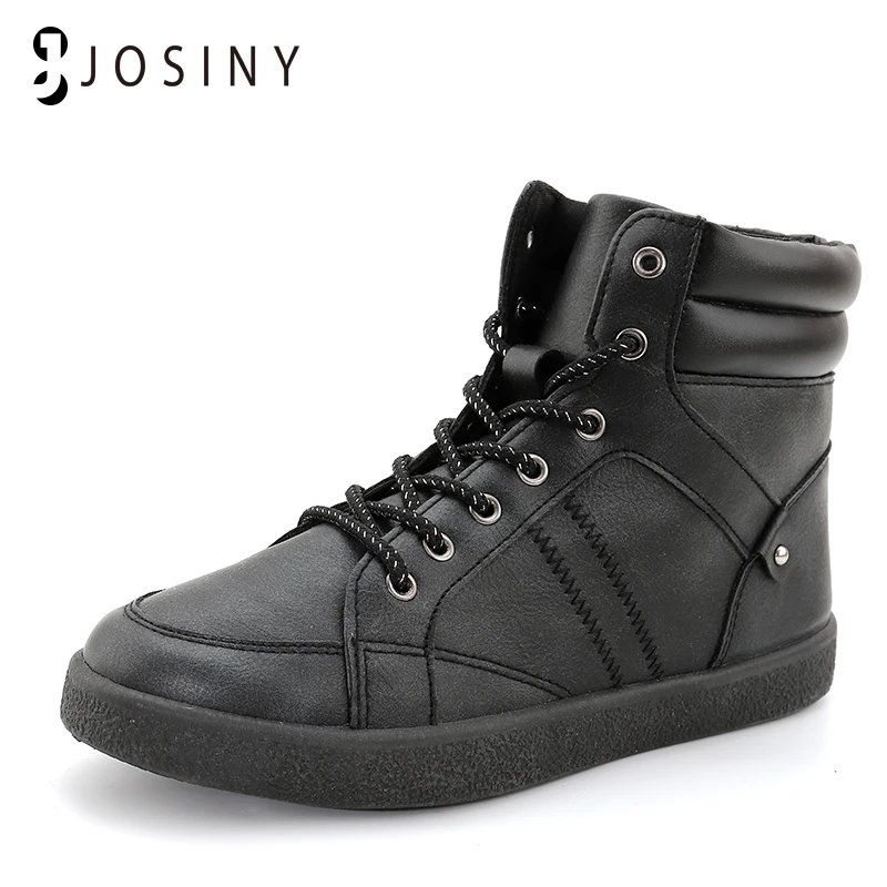 JOSINY Women's boots Marten Fluff for Ladies PU Leather Ankle Boots Shoes Fur Lining Boots Female Winter Boots
JOSINY Women's boots Marten Fluff for Ladies PU Leather Ankle Boots Shoes Fur Lining Boots Female Winter Boots