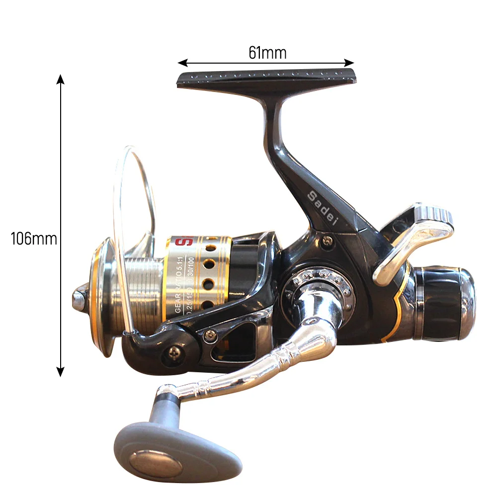 Front And Rear Brake Carp Wheel 3000 Type 8+1 Axle Fishing Reel Spinning Wheel Sea Rod Wheel Hand Brake Rotating Fishing Reel
Front And Rear Brake Carp Wheel 3000 Type 8+1 Axle Fishing Reel Spinning Wheel Sea Rod Wheel Hand Brake Rotating Fishing Reel