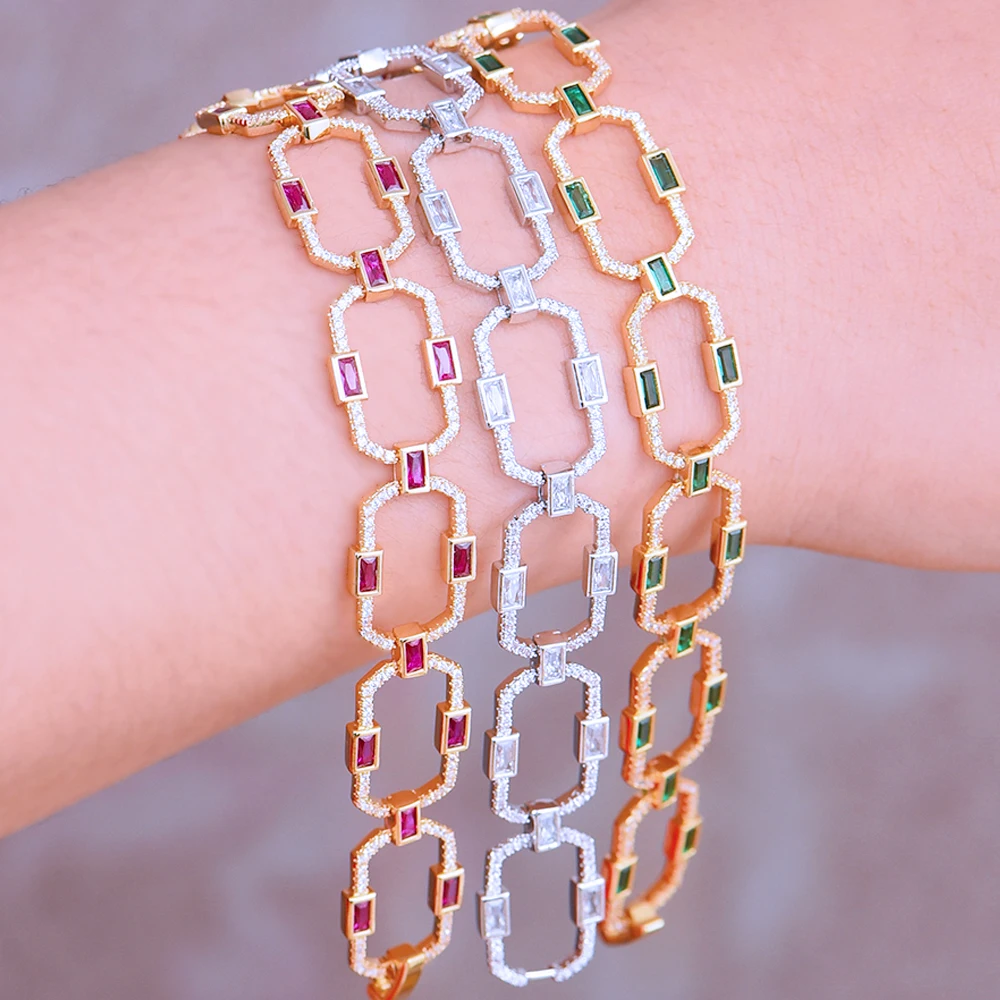 Missvikki New Elegant Cute Fine Shiny CZ Chains Bracelet for Women Bridal Wedding Engagement Party Show Jewelry Fashion Bangle
Missvikki New Elegant Cute Fine Shiny CZ Chains Bracelet for Women Bridal Wedding Engagement Party Show Jewelry Fashion Bangle