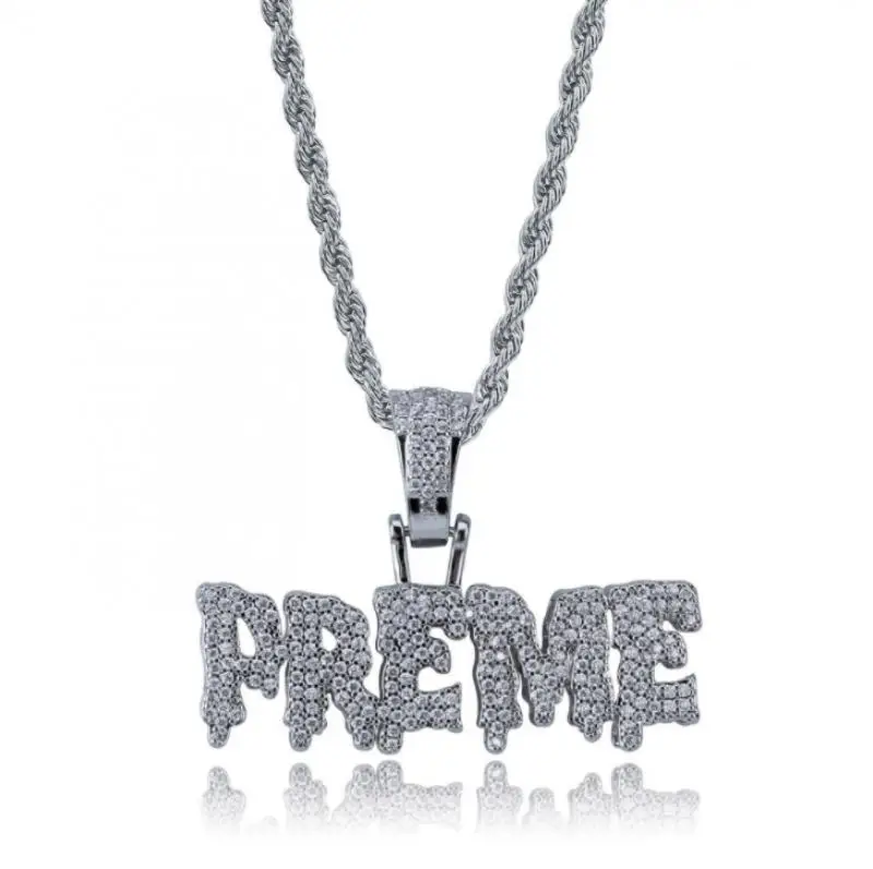 2022 Fashion Singer Gold Color Zircon Alphabet "preme" Pendant Necklace Rock Hip Hop Party Accessory
2022 Fashion Singer Gold Color Zircon Alphabet "preme" Pendant Necklace Rock Hip Hop Party Accessory
