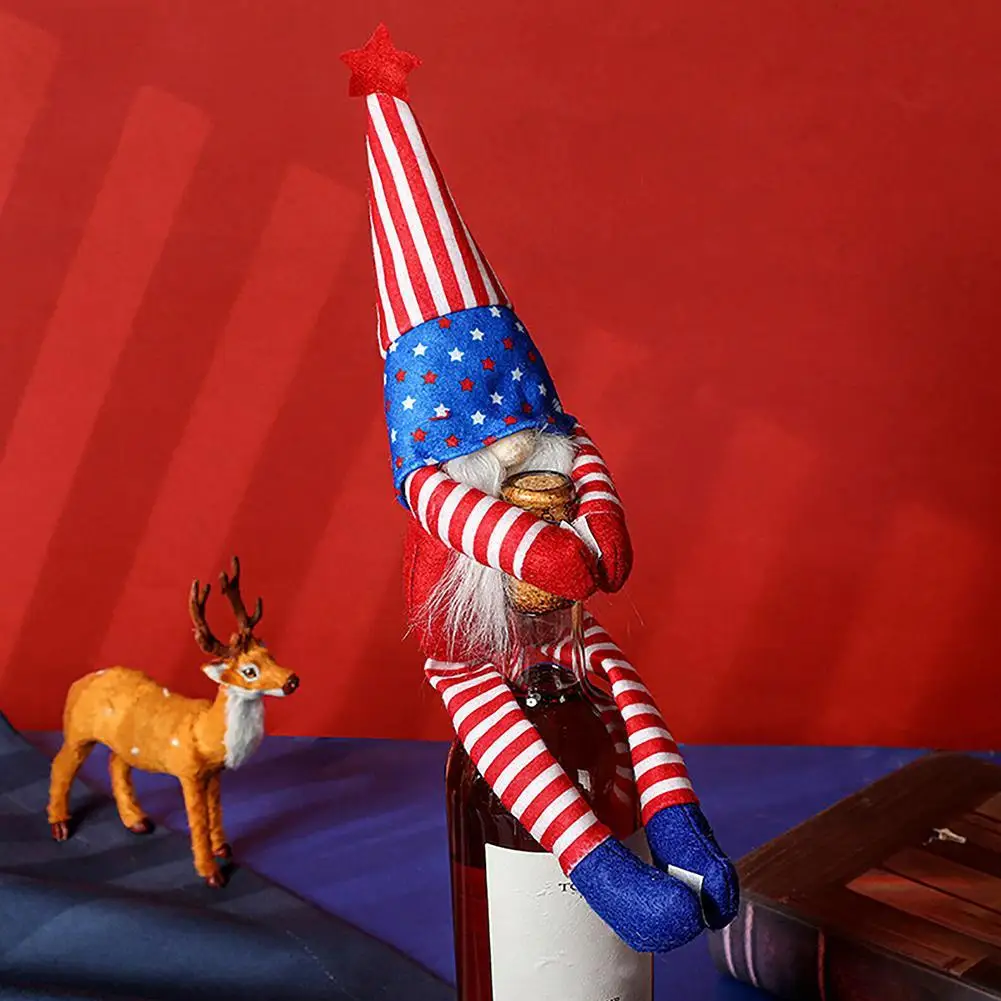 American Independence Day Pointed Hat Dwarf Old Man Cover Flag American Five-pointed Bottle Faceless Striped
American Independence Day Pointed Hat Dwarf Old Man Cover Flag American Five-pointed Bottle Faceless Striped