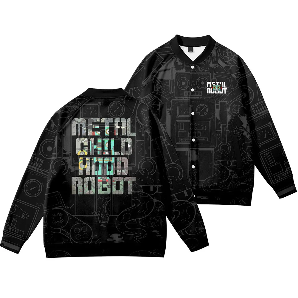 Men Black Print Baseball Uniform Coat Autumn Long Sleeve Jacket Streetwear Casual Tracksuit Hip Hop Coats
Men Black Print Baseball Uniform Coat Autumn Long Sleeve Jacket Streetwear Casual Tracksuit Hip Hop Coats