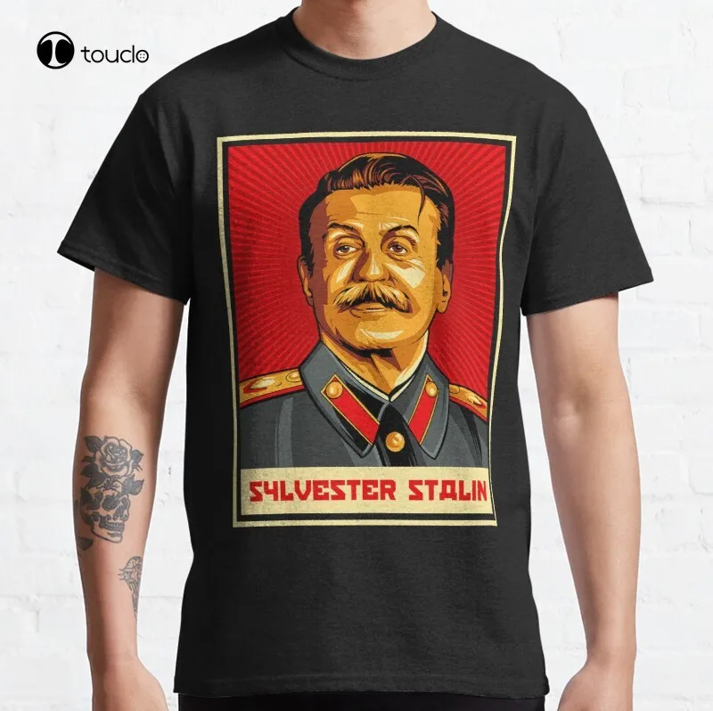Sylvester Stalin Classic T-Shirt Cotton Tee Shirt Unisex Custom Aldult Teen Unisex Digital Printing Tee Shirt Fashion Funny New
Sylvester Stalin Classic T-Shirt Cotton Tee Shirt Unisex Custom Aldult Teen Unisex Digital Printing Tee Shirt Fashion Funny New