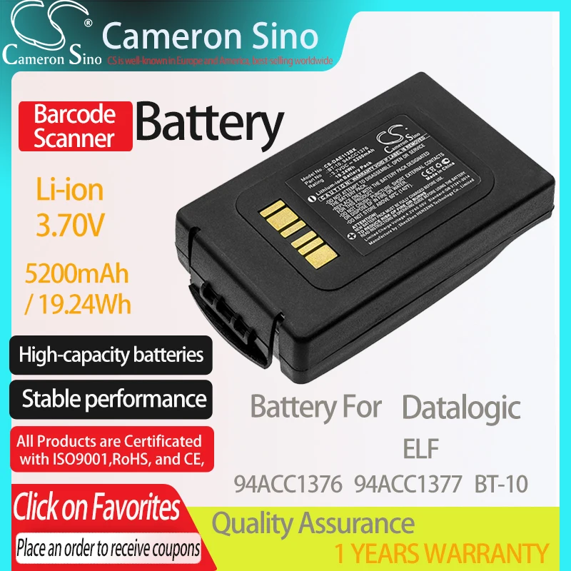 Аккумулятор CameronSino для Datalogic ELF, подходит для Datalogic 94ACC1376 94ACC1377 BT-10, штрих-код аккумулятор сканера, аккумулятор 5200 мА · ч/19,24 Вт · ч, 3,70 в
Аккумулятор CameronSino для Datalogic ELF, подходит для Datalogic 94ACC1376 94ACC1377 BT-10, штрих-код аккумулятор сканера, аккумулятор 5200 мА · ч/19,24 Вт · ч, 3,70 в
