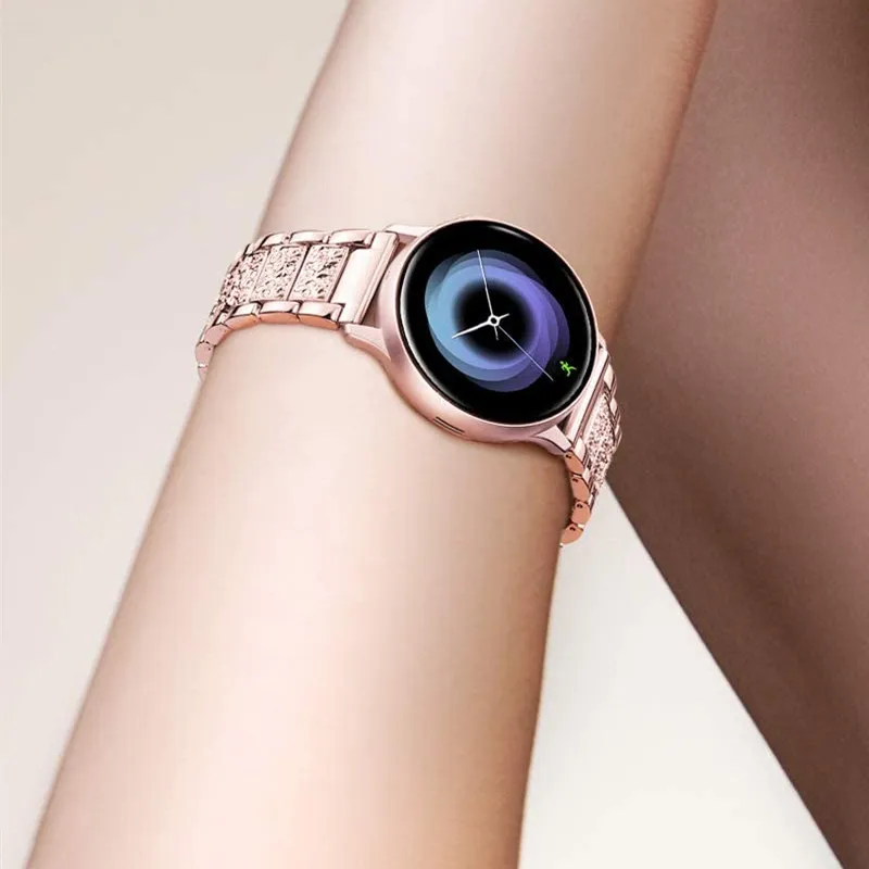 Bling Band for Samsung Galaxy Watch 3 45mm 41mm Active 2 Gear S3 Metal Strap for Galaxy Watch 42mm 46mm Huawei Watch GT 2
Bling Band for Samsung Galaxy Watch 3 45mm 41mm Active 2 Gear S3 Metal Strap for Galaxy Watch 42mm 46mm Huawei Watch GT 2