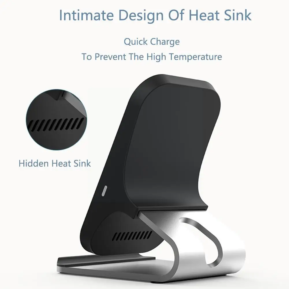 15W Qi Wireless Charger Stand For iPhone 12 11 Pro S20 Dock 20 Samsung XR Max Station 8 Fast XS Charging Note Holder S10 X C3M3 
15W Qi Wireless Charger Stand For iPhone 12 11 Pro S20 Dock 20 Samsung XR Max Station 8 Fast XS Charging Note Holder S10 X C3M3