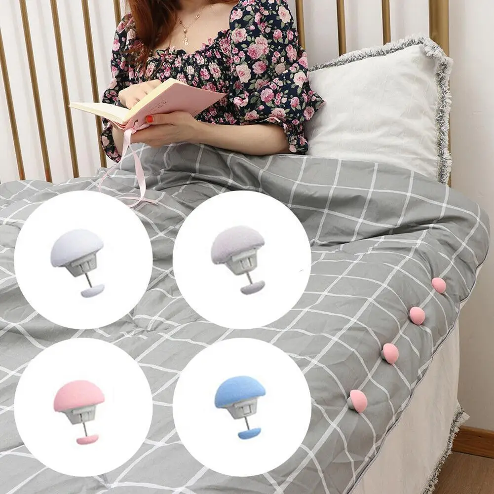 1Pcs Household Simple Pure Color Quilt Holder Mushroom Shape Quilt Clip New Mini Bed Sheet Holder Accessories
1Pcs Household Simple Pure Color Quilt Holder Mushroom Shape Quilt Clip New Mini Bed Sheet Holder Accessories