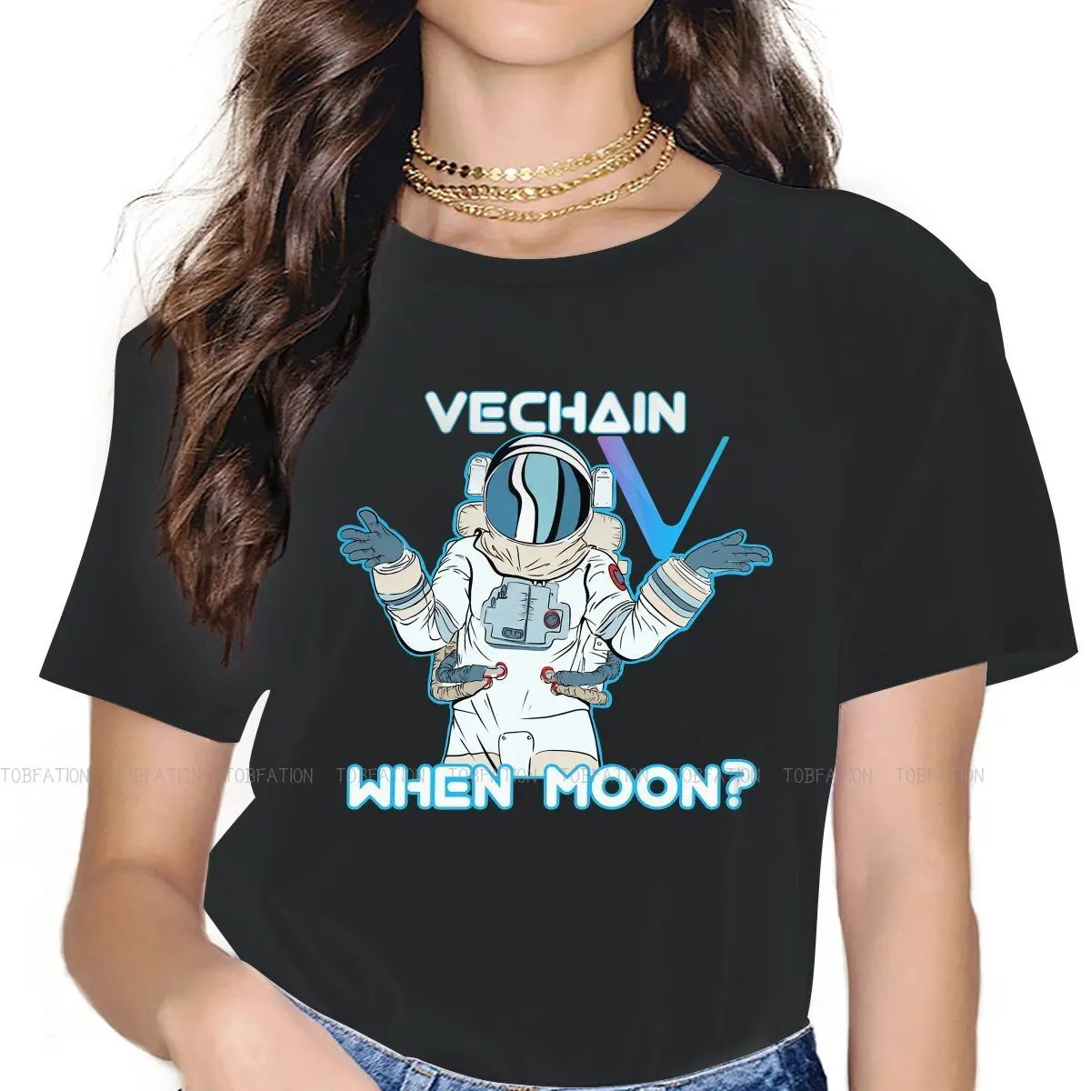When Moon Casual TShirt Vechain VET Blockchain Crypto Cryptocurrency Printing Streetwear Casual T Shirt Women Special 5XL
When Moon Casual TShirt Vechain VET Blockchain Crypto Cryptocurrency Printing Streetwear Casual T Shirt Women Special 5XL