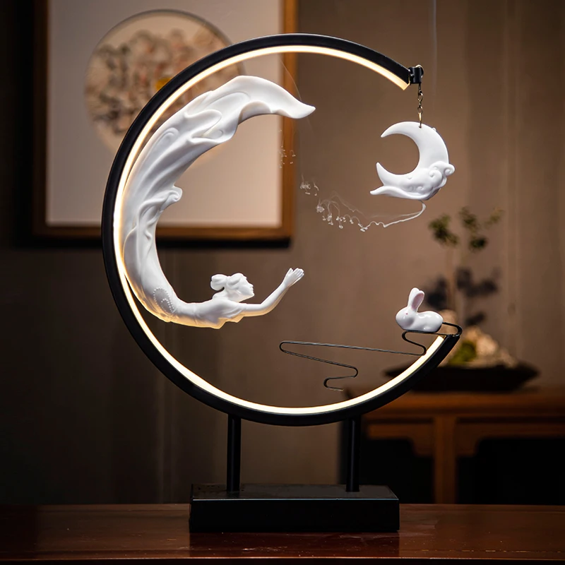 Indoor Modern Incense Burner Backflow Waterfall Incense Burner Living Room Decoration Quemador De Incienso Spiritual Decor BC50
Indoor Modern Incense Burner Backflow Waterfall Incense Burner Living Room Decoration Quemador De Incienso Spiritual Decor BC50