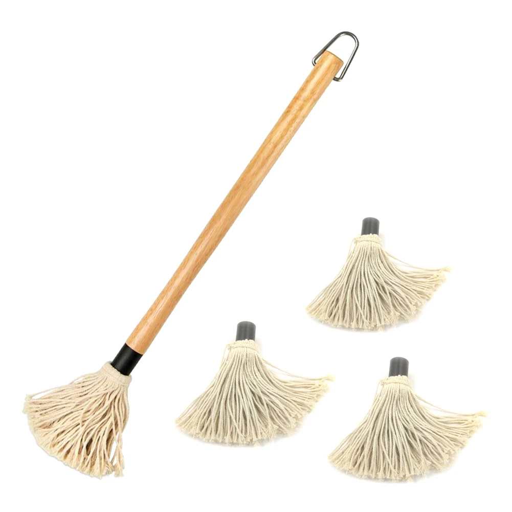 BBQ Grill Basting Mop Professional Barbecue Brush BBQ Brush BBQ Basting Mop Sauce Brush BBQ Brush With 3 Extra Replacement Heads
BBQ Grill Basting Mop Professional Barbecue Brush BBQ Brush BBQ Basting Mop Sauce Brush BBQ Brush With 3 Extra Replacement Heads