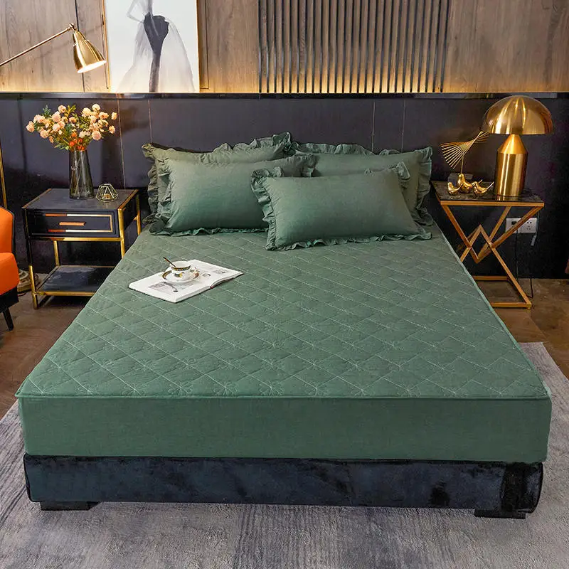 Dudaxury Cotton Yarn-dyed Mattress Cover Quilted Fitted Sheet Breathable and Washable Bed Cover Soft Queen King Sheet 180x200
Dudaxury Cotton Yarn-dyed Mattress Cover Quilted Fitted Sheet Breathable and Washable Bed Cover Soft Queen King Sheet 180x200