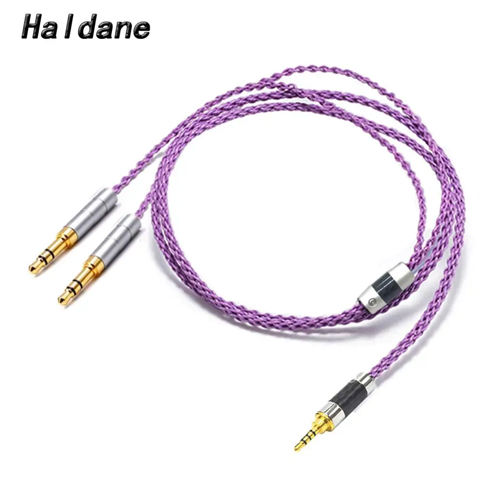 Haldane HIFI 8 Cores Silver Plated Headphone Upgrade Cables for Sundara Aventho focal elegia t1 t5p D7200 D600 D7100MDR-Z7
Haldane HIFI 8 Cores Silver Plated Headphone Upgrade Cables for Sundara Aventho focal elegia t1 t5p D7200 D600 D7100MDR-Z7