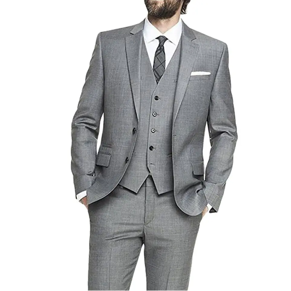 Slim Men's Wedding Suits Three Pieces Best Man Prom Party Business Suits Custom Made Groomsmen Tuxedos (jacket+pant+vest)
Slim Men's Wedding Suits Three Pieces Best Man Prom Party Business Suits Custom Made Groomsmen Tuxedos (jacket+pant+vest)