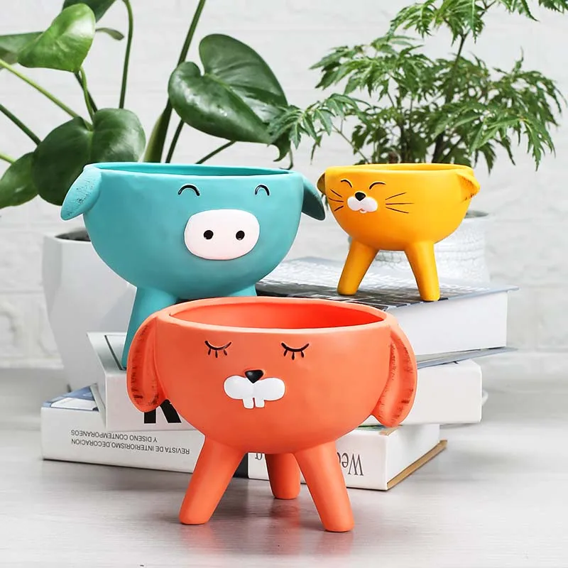 Special Offer Cartoon Ceramic Flowerpots Cute Animals Succulent Creative Personality Small Home Desktop Plant Pots
Special Offer Cartoon Ceramic Flowerpots Cute Animals Succulent Creative Personality Small Home Desktop Plant Pots