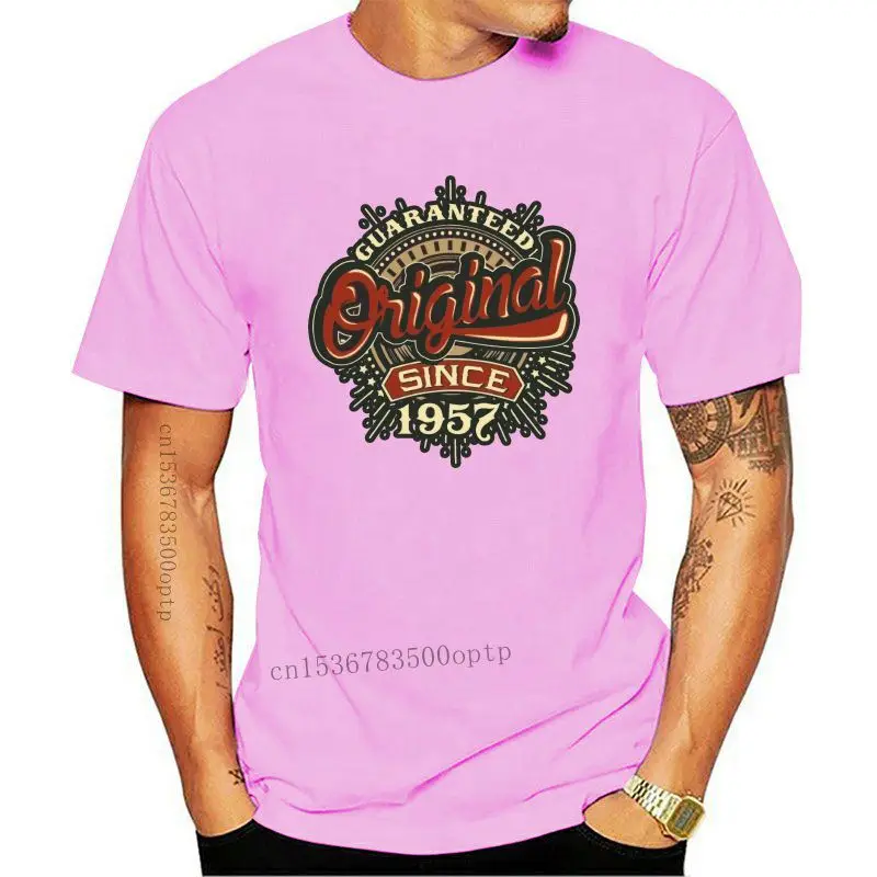 T Shirt 2020 New Casual Short-Sleeved Men 60th Birthday Original Since 1957 Cotton Men T-Shirt High Quality Tee Shirt Gift
T Shirt 2020 New Casual Short-Sleeved Men 60th Birthday Original Since 1957 Cotton Men T-Shirt High Quality Tee Shirt Gift