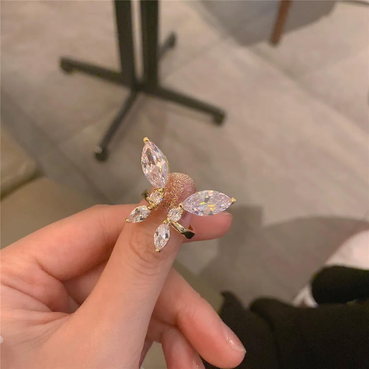 Boutique Couple Butterfly Ring Ladies Temperament Big Butterfly Ring One Hundred Ring Couple Ring
Boutique Couple Butterfly Ring Ladies Temperament Big Butterfly Ring One Hundred Ring Couple Ring