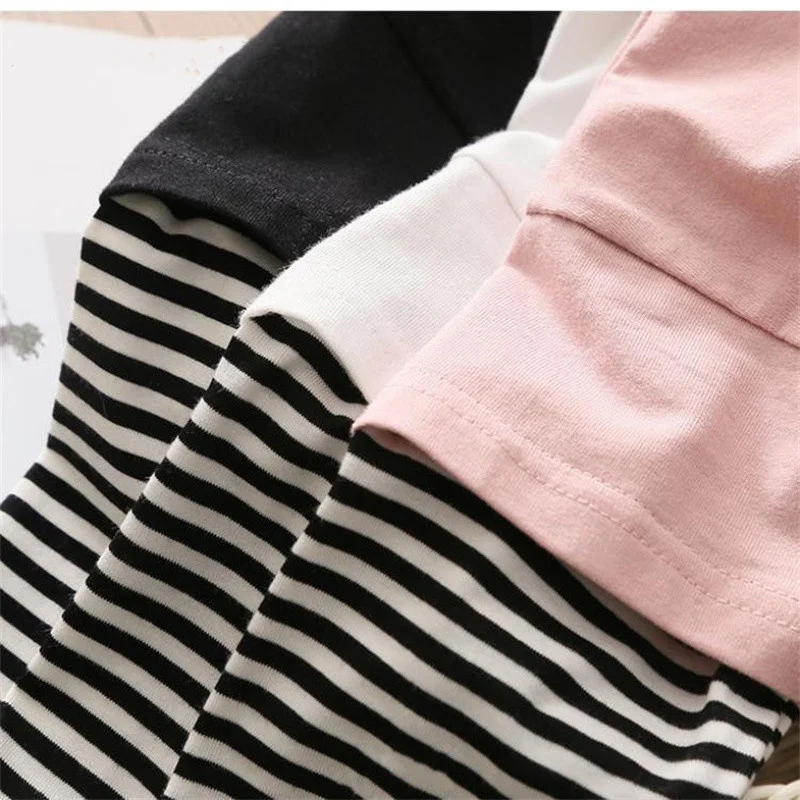 Mudkingdom Girls Undershirts Letter Patchwork Striped Crew Neck Long Sleeve Casual Tops for Kids Drop Shoulder Fashion Clothes
Mudkingdom Girls Undershirts Letter Patchwork Striped Crew Neck Long Sleeve Casual Tops for Kids Drop Shoulder Fashion Clothes