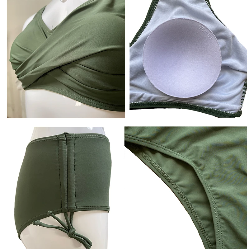 Solid Sexy Bikini Summer Swimsuit Women 2 Pieces High Waist Bikini Push Up Swimwear Swimsuits Bathing Suit Women
Solid Sexy Bikini Summer Swimsuit Women 2 Pieces High Waist Bikini Push Up Swimwear Swimsuits Bathing Suit Women