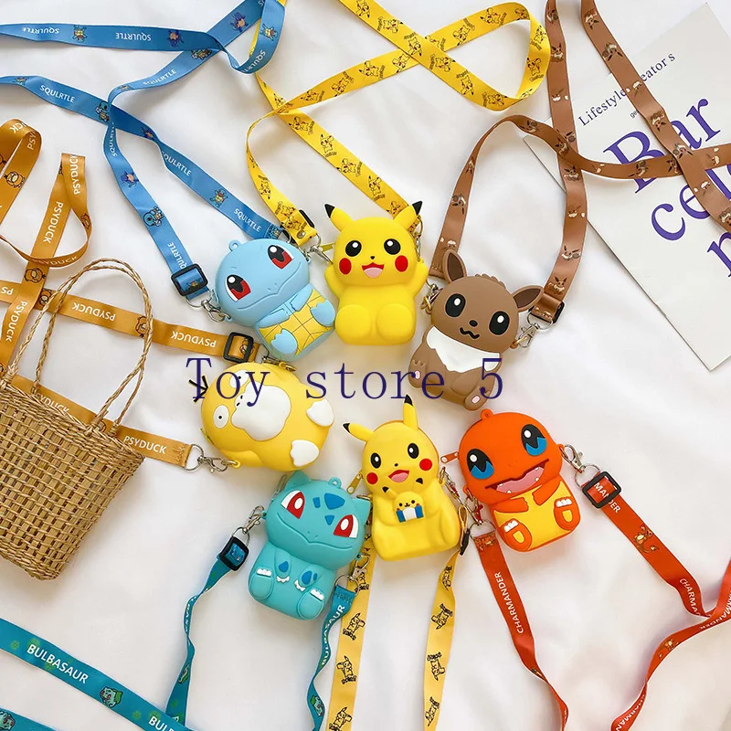 Cartoon Pokemon Girl Kid Shoulder Bag Pocket Monsters Pikachu Psyduck Charmander Eevee Plush Crossbody Bags Messenger Phone Bags
Cartoon Pokemon Girl Kid Shoulder Bag Pocket Monsters Pikachu Psyduck Charmander Eevee Plush Crossbody Bags Messenger Phone Bags