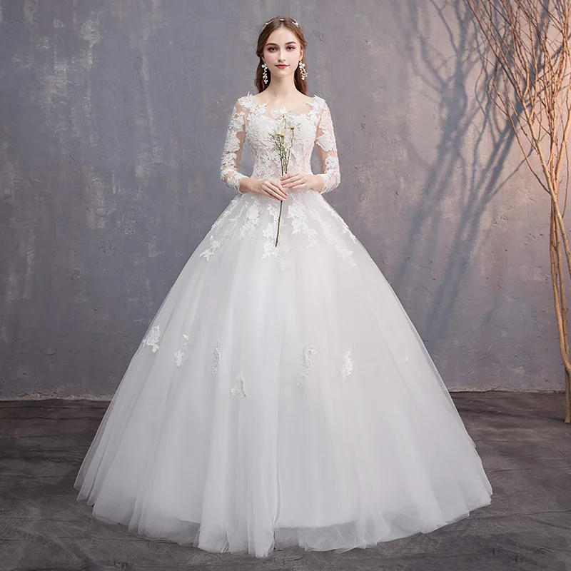 Wedding Dress 2021 Gryffon Vestido De Noiva Full Sleeve Classic Ball Gown Luxury Lace Wedding Dresses Plus Customize Size
Wedding Dress 2021 Gryffon Vestido De Noiva Full Sleeve Classic Ball Gown Luxury Lace Wedding Dresses Plus Customize Size