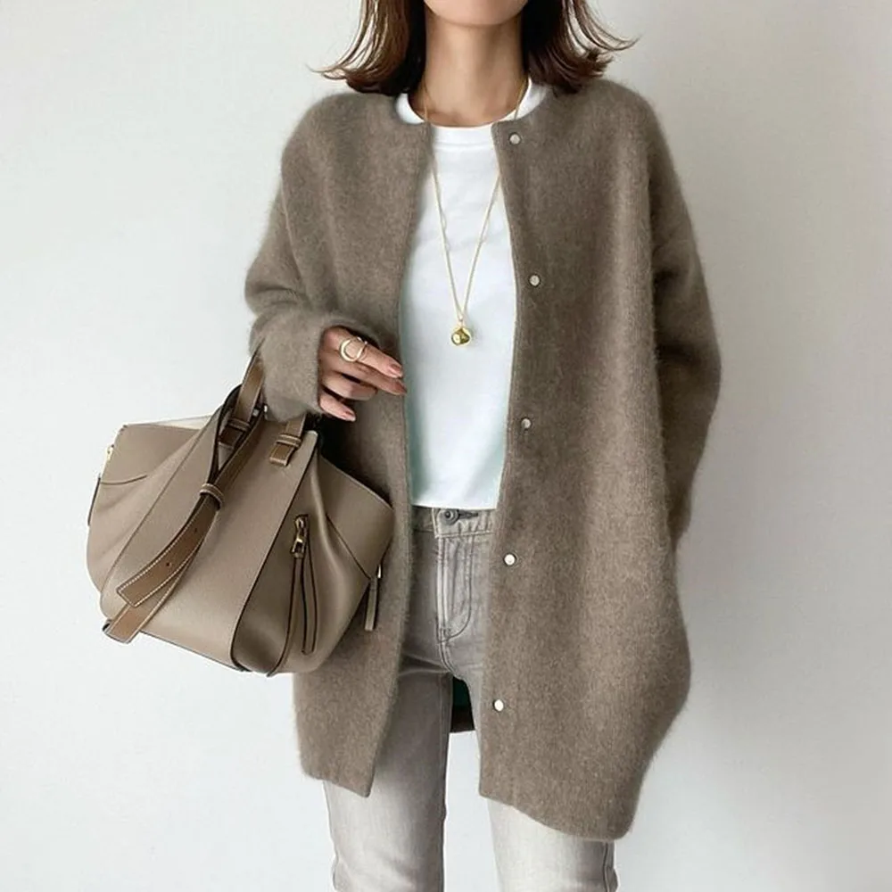Coat For Woman Straight Single-Breasted Pocket Winter Women's Overcoat Patchwork Plain Casual Elegant Warm Female Outerwear
Coat For Woman Straight Single-Breasted Pocket Winter Women's Overcoat Patchwork Plain Casual Elegant Warm Female Outerwear