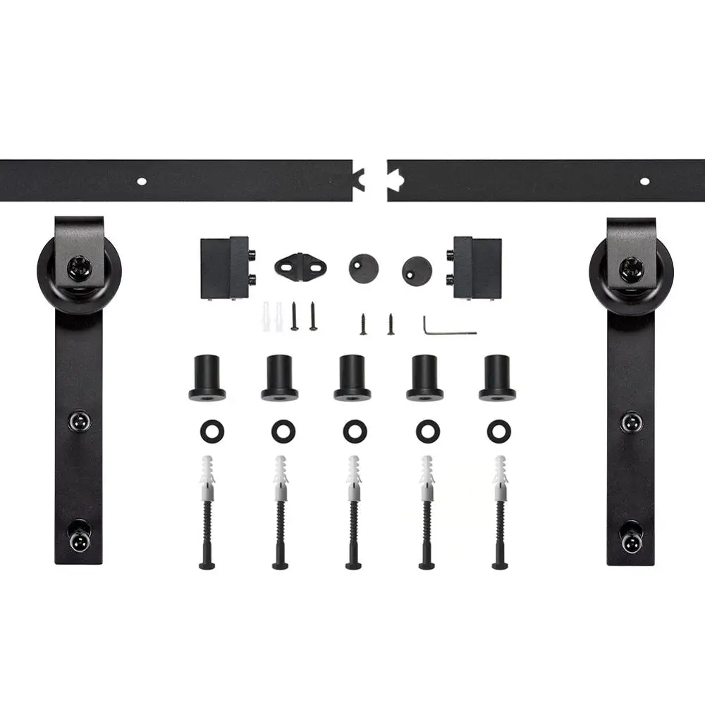 Local Warehouse 4.9FT/6FT/6.6FT/8FT Heavy Duty Sturdy Sliding Barn Door Hardware Kit Smoothly and Quietly Easy to Install
Local Warehouse 4.9FT/6FT/6.6FT/8FT Heavy Duty Sturdy Sliding Barn Door Hardware Kit Smoothly and Quietly Easy to Install