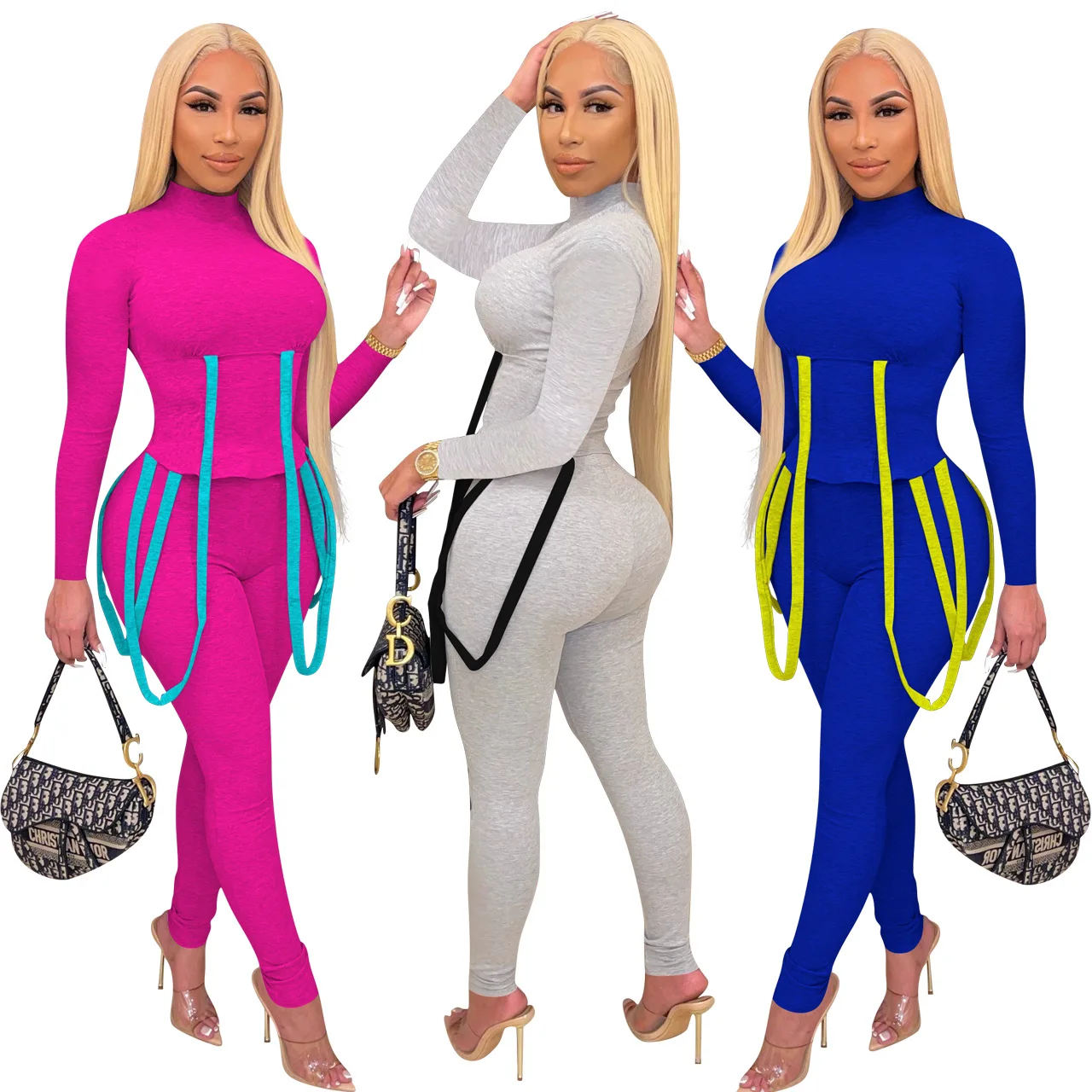 S-2xl Autumn New Two Piece Sets Women Long Sleeve Short Tops And Long Pants Matching Sets Fashion Outfits Wholesale Dropshipping
S-2xl Autumn New Two Piece Sets Women Long Sleeve Short Tops And Long Pants Matching Sets Fashion Outfits Wholesale Dropshipping