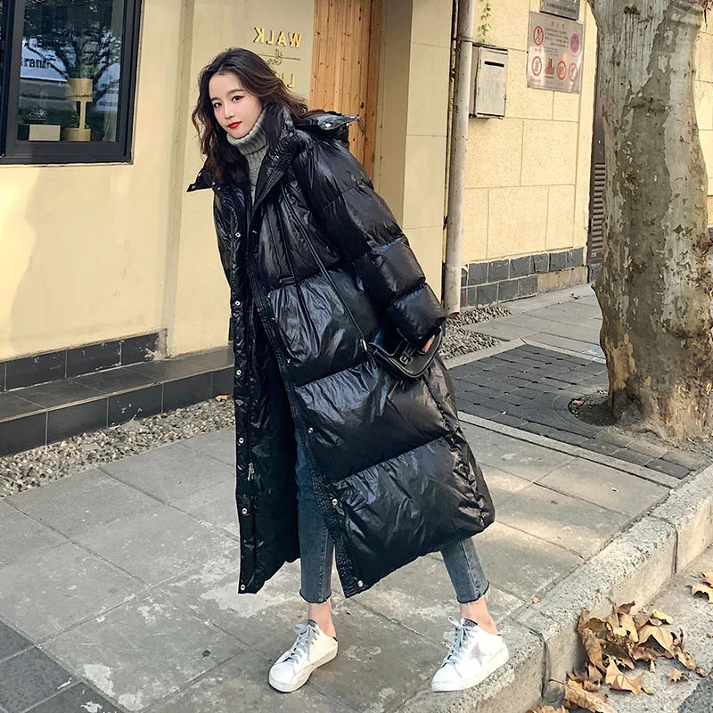 Coat Women Winter Loose Jacket Streewear Warm Thick Hooded Snow Wear Pocket Cotton Padded Oversized Hot Femme Hiver Parka
Coat Women Winter Loose Jacket Streewear Warm Thick Hooded Snow Wear Pocket Cotton Padded Oversized Hot Femme Hiver Parka